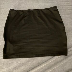 Black Women's mini Skirt